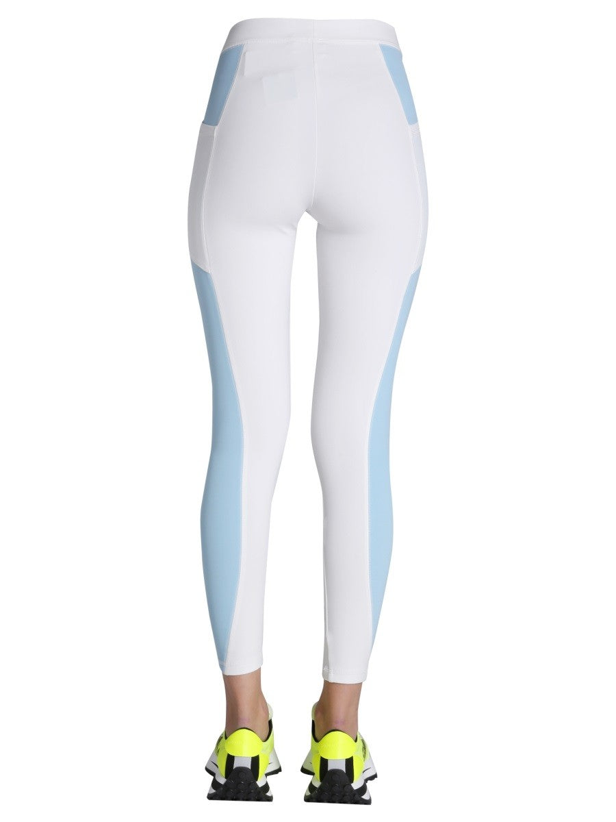 stella mccartney LEGGINGS WITH LOGO PRINT