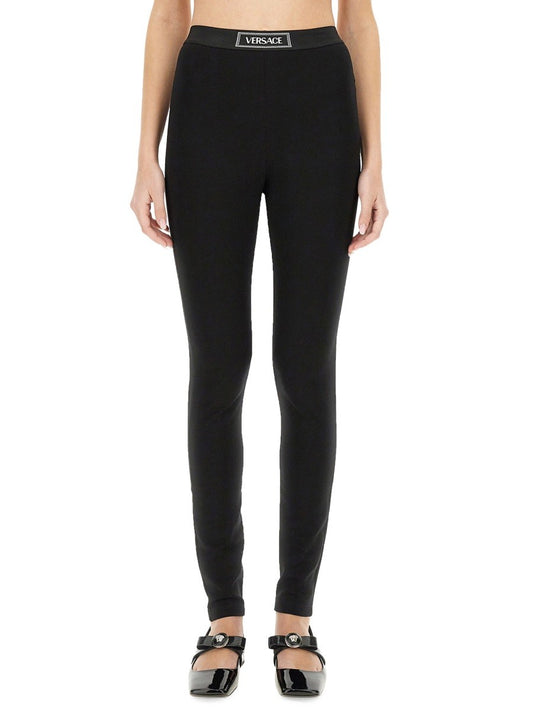 Versace LEGGINGS WITH LOGO