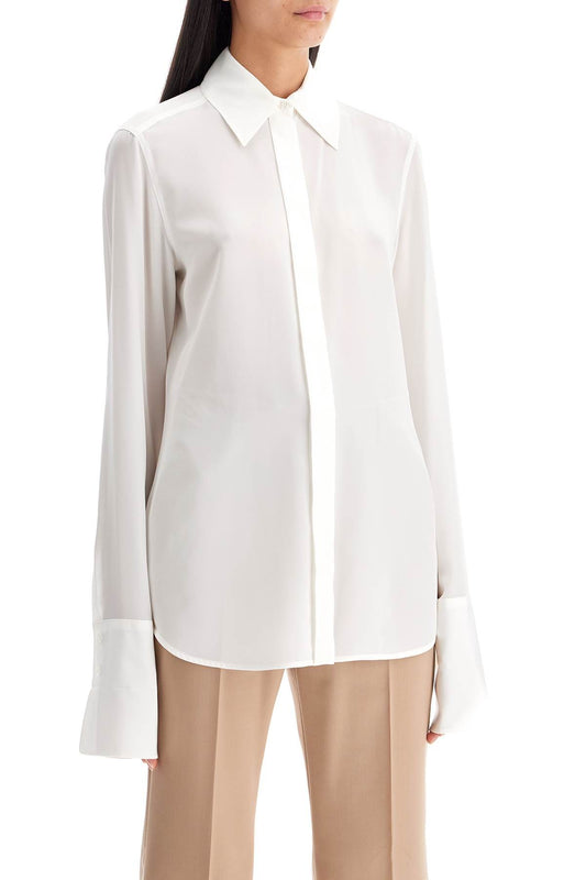 Sportmax lelia shirt in silk crepe de chine