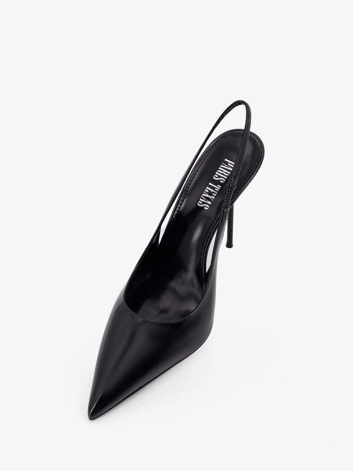 PARIS TEXAS Lidia patent leather slingback decolleté