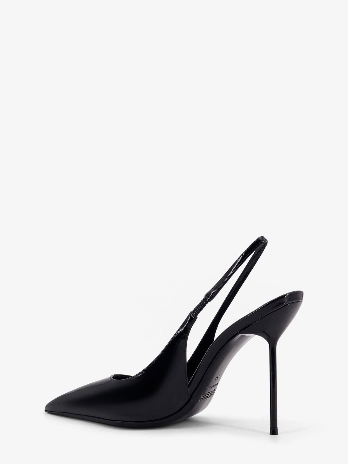 PARIS TEXAS Lidia patent leather slingback decolleté