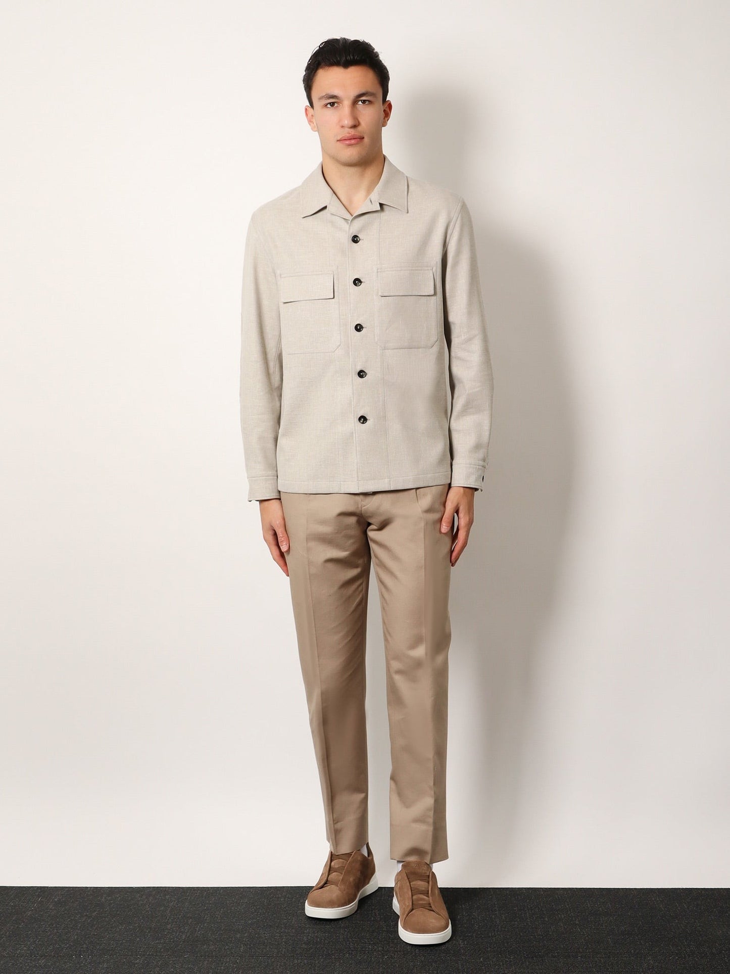 Zegna Linen blend overshirt