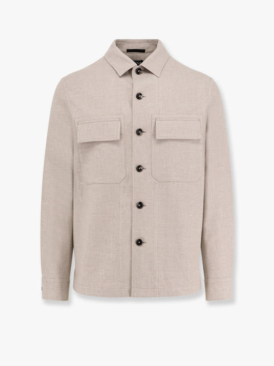 Zegna Linen blend overshirt