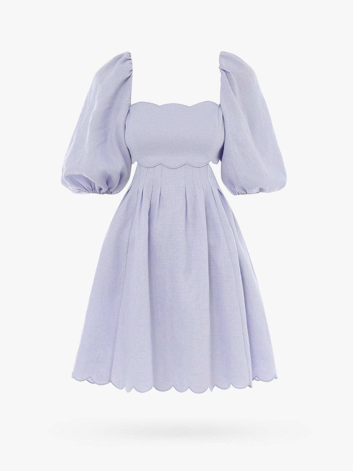 ZIMMERMANN Linen dress with cut-out detail