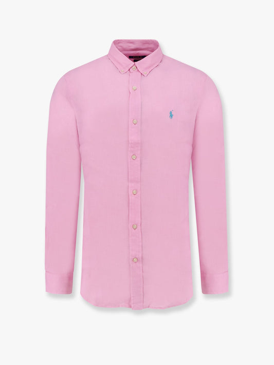 Boss Slim fit linen shirt