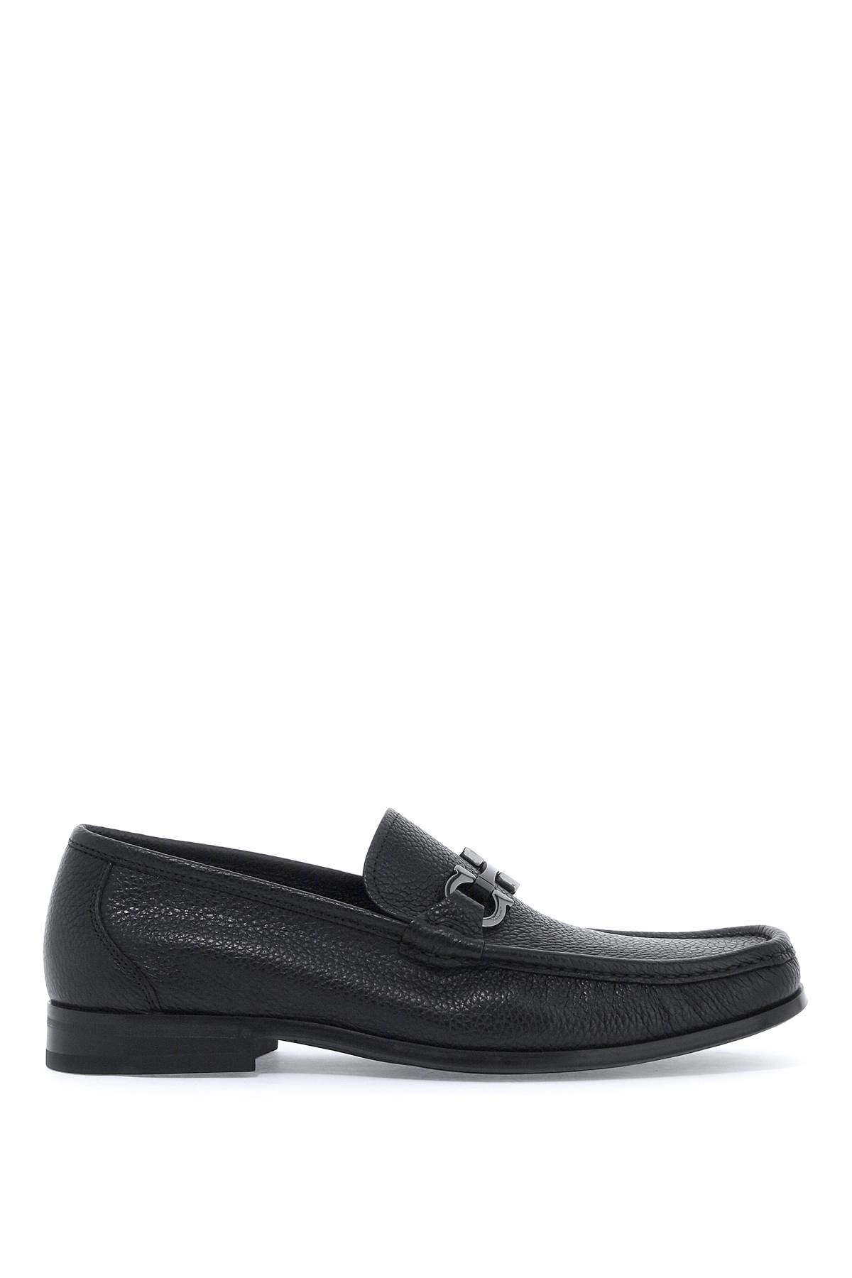 Ferragamo loafers with buckle and hooks