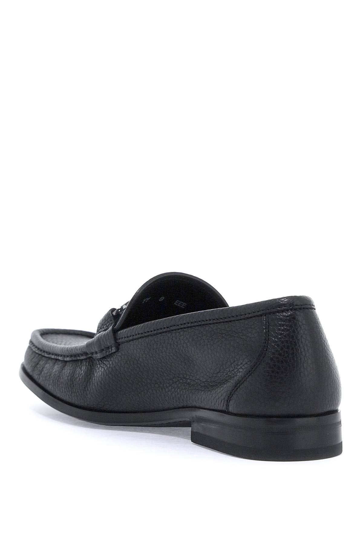 Ferragamo loafers with buckle and hooks