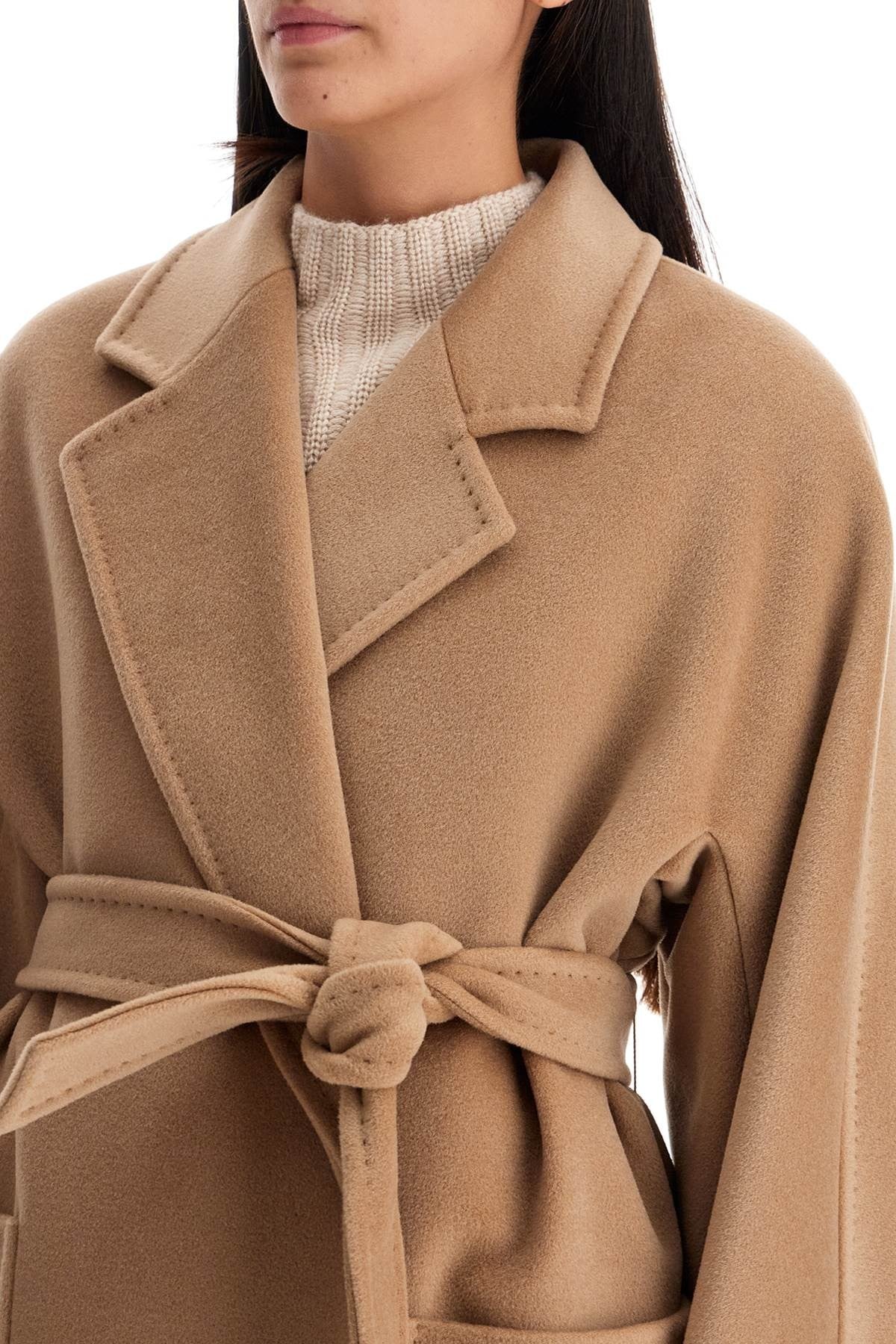 Max Mara locri robe coat with wrap