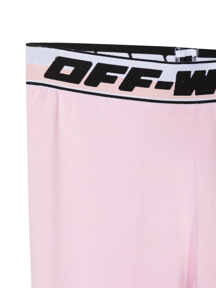 Off-white LOGO BAND LEGGINGS