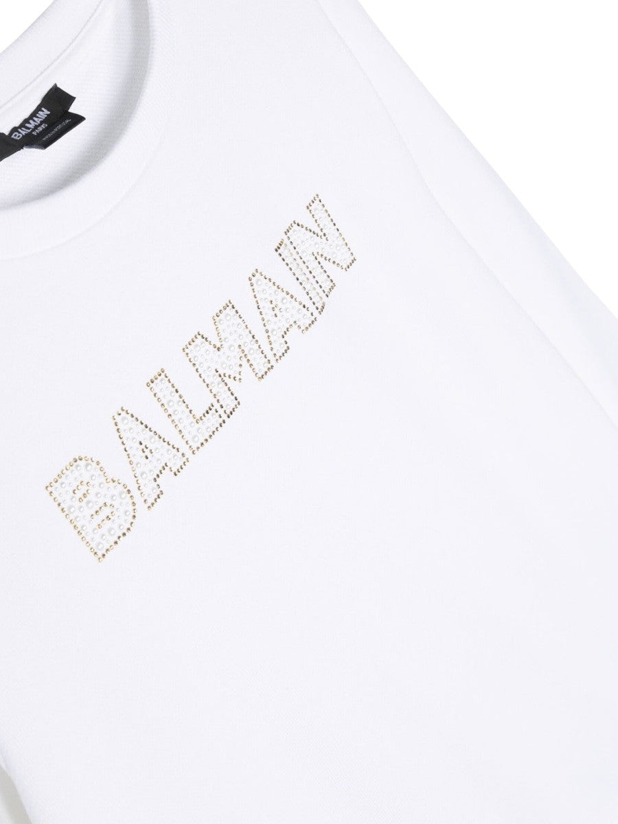 Balmain LOGO CREWNECK SWEATSHIRT