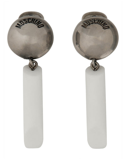 Moschino LOGO EARRINGS
