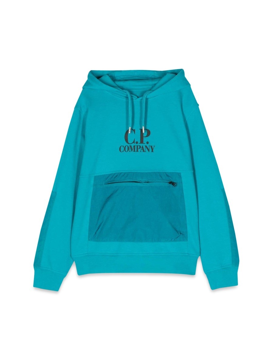 C.P. COMPANY LOGO HOODIE