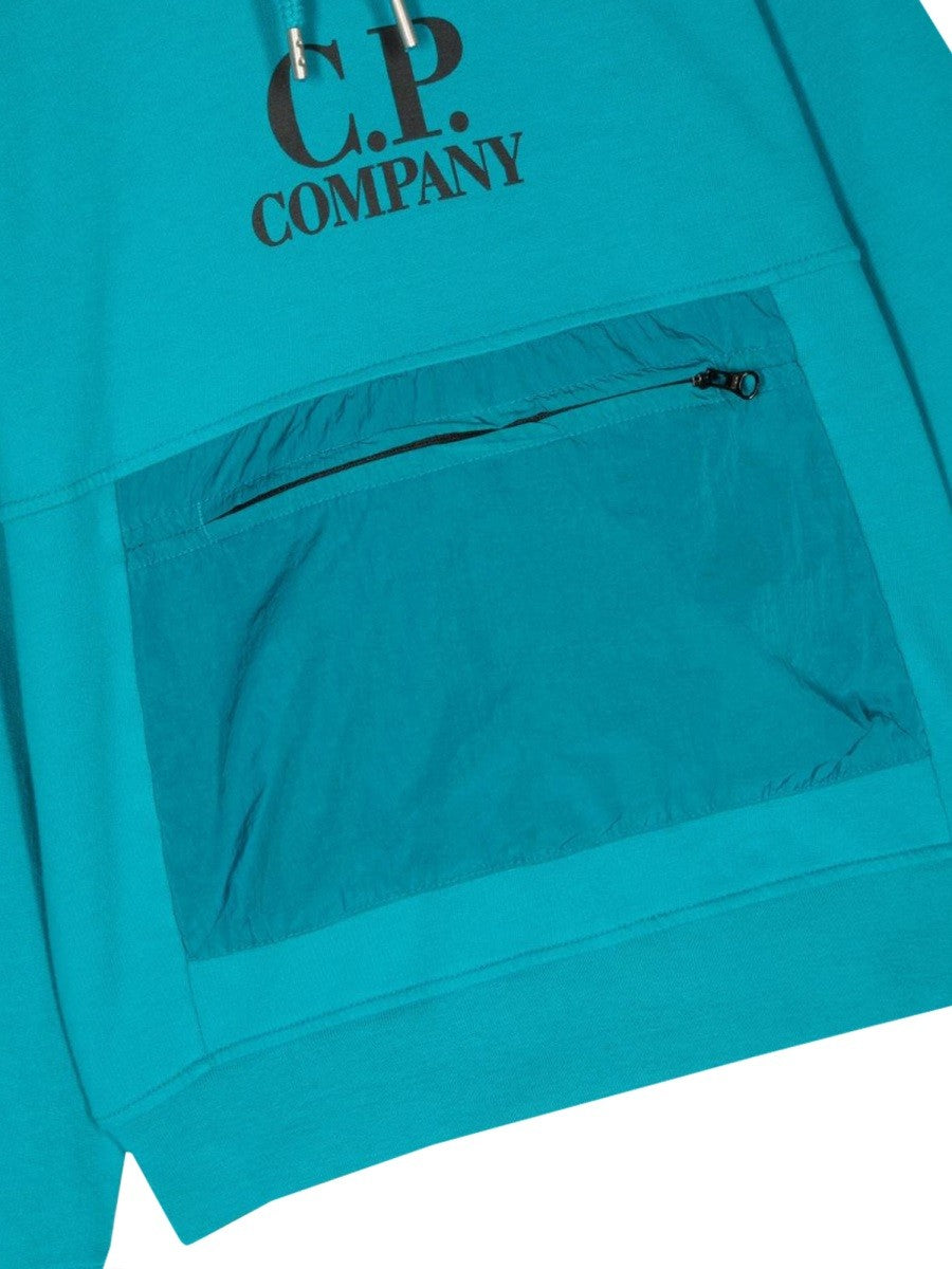 C.P. COMPANY LOGO HOODIE