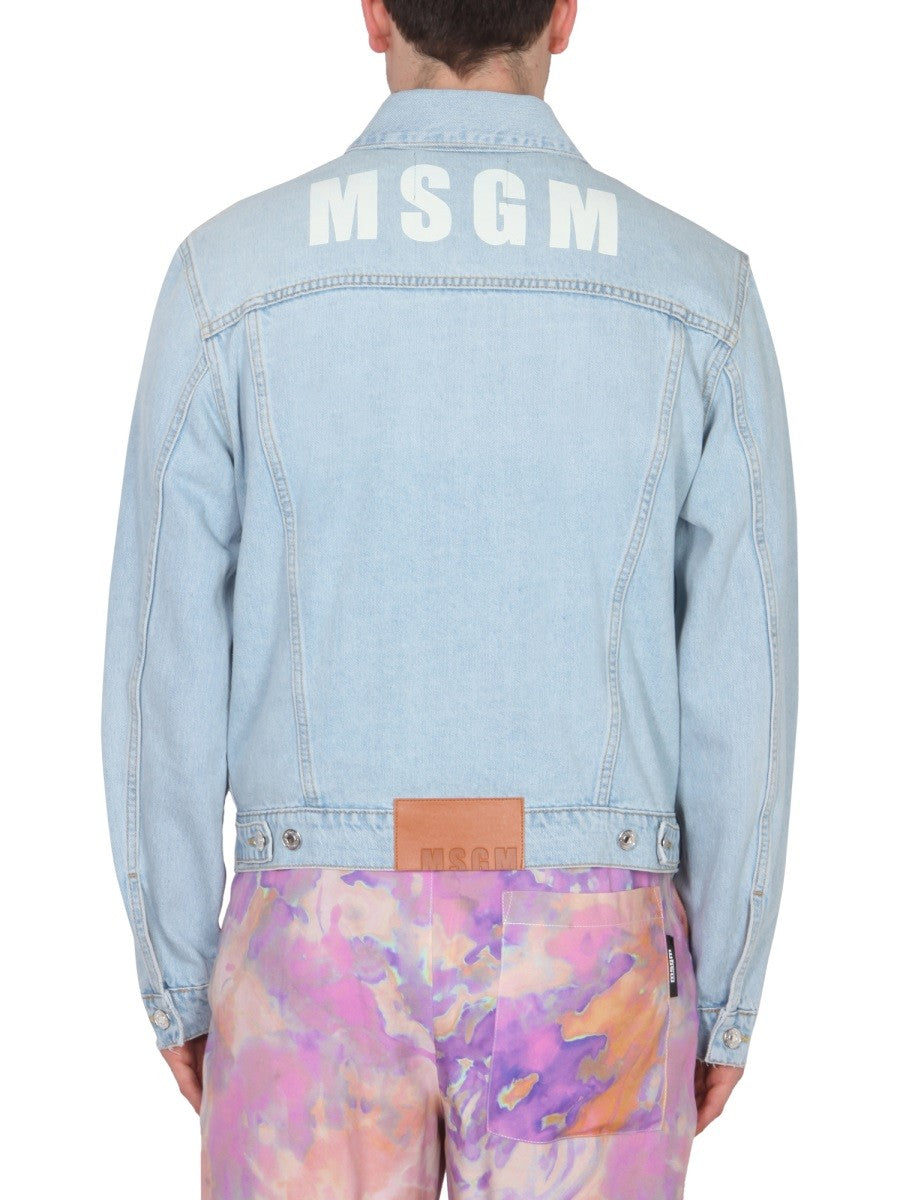 msgm LOGO PRINT JACKET