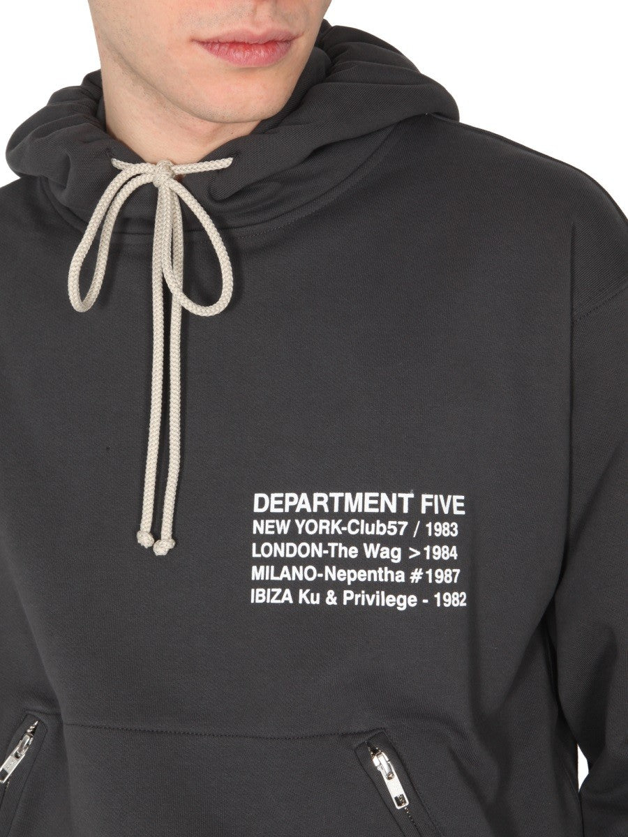 DEPARTMENT FIVE LOGO PRINT SWEATSHIRT