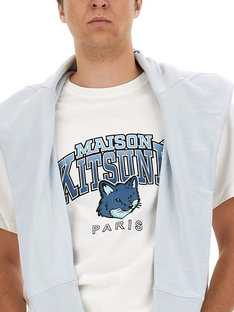 Maison Kitsune LOGO PRINT T-SHIRT