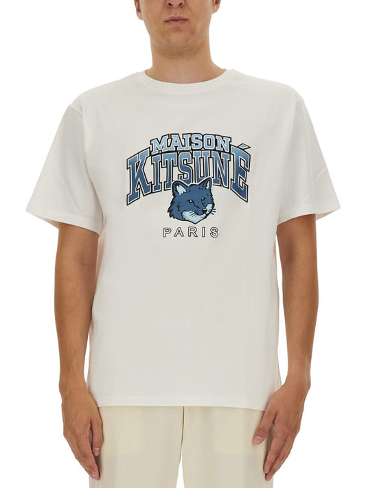 Maison Kitsune LOGO PRINT T-SHIRT