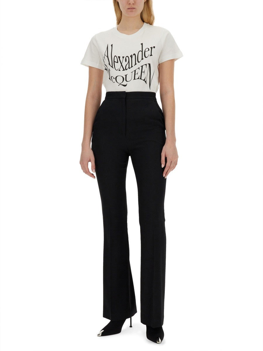 Alexander Mcqueen LOGO PRINT T-SHIRT