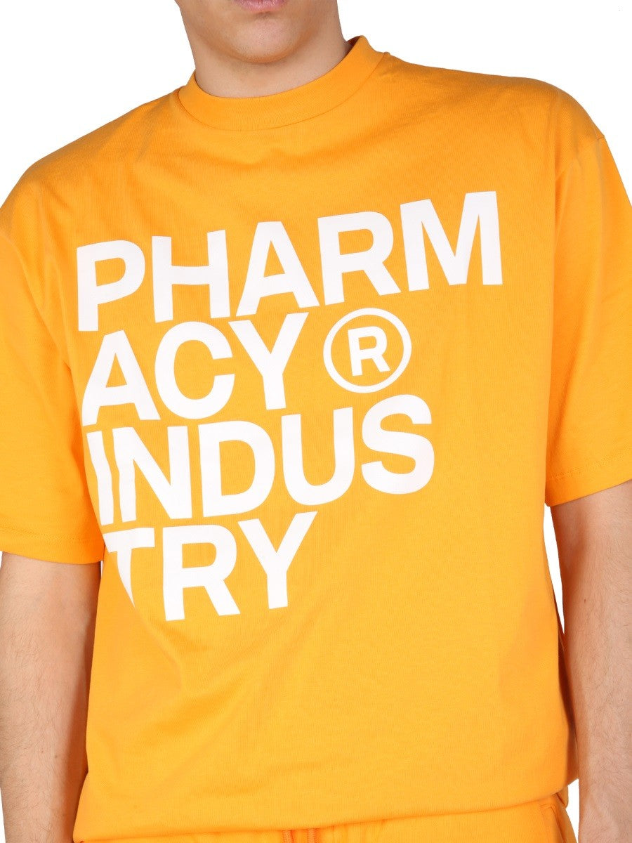 PHARMACY INDUSTRY LOGO PRINT T-SHIRT