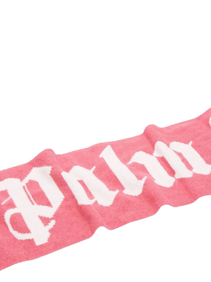 Palm Angels logo scarf