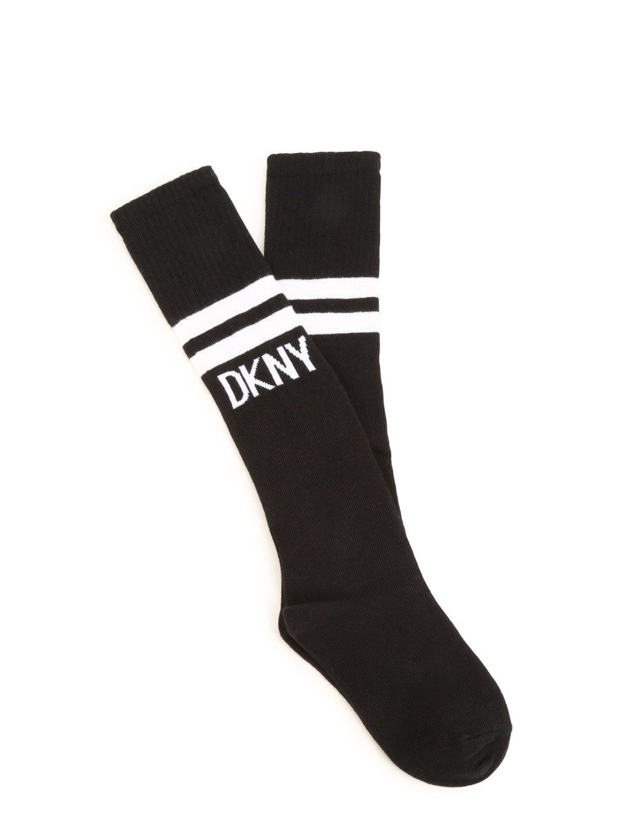 dkny logo socks