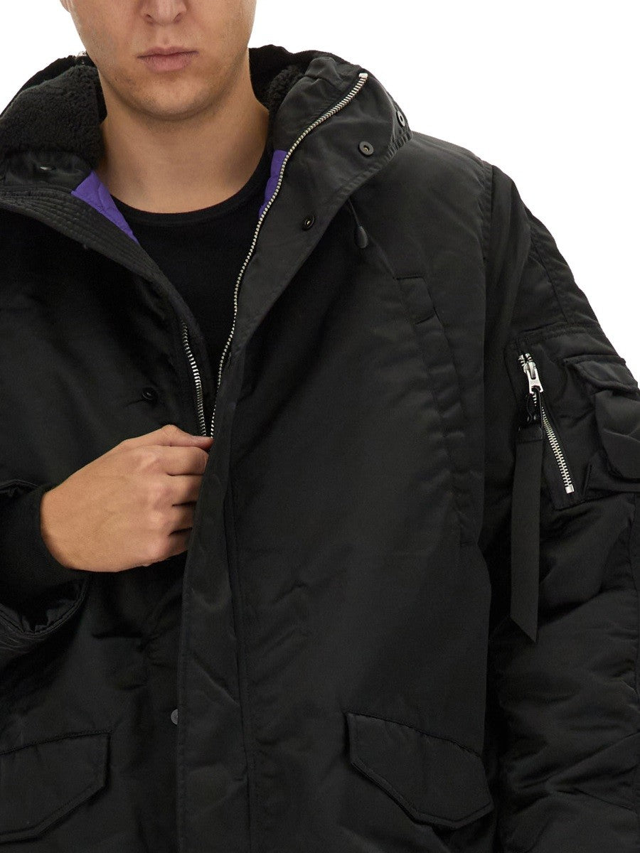 ALPHA INDUSTRIES LONG BOMBER JACKET "N-3B"