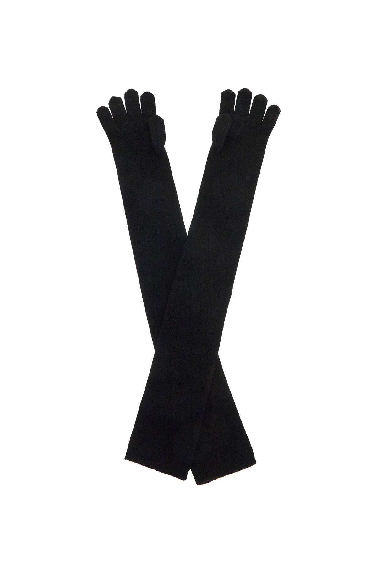 Max Mara long cashmere gloves for women