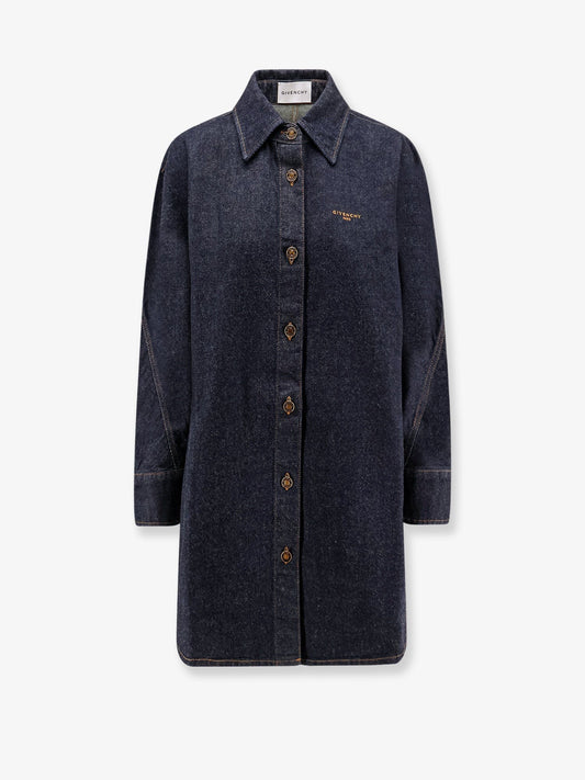 Givenchy Long denim shirt