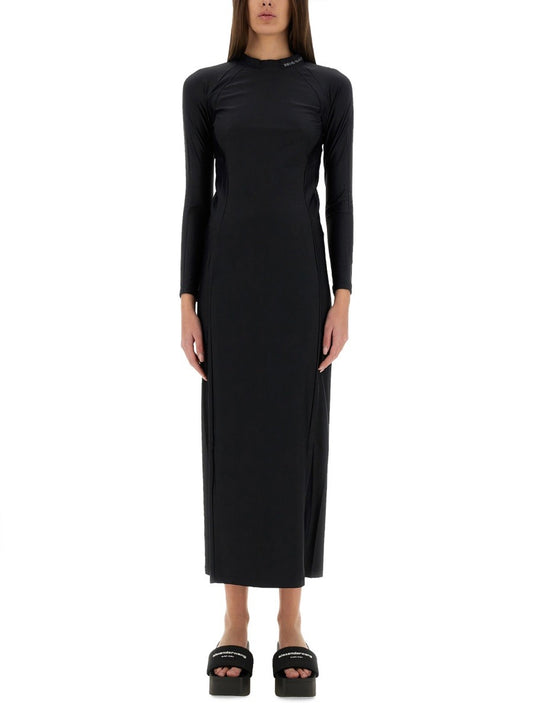 ALEXANDERWANG.T LONG DRESS WITH LOGO