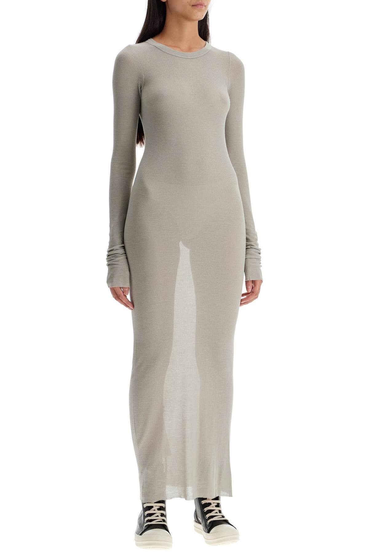 RICK OWENS long fitted jersey dress