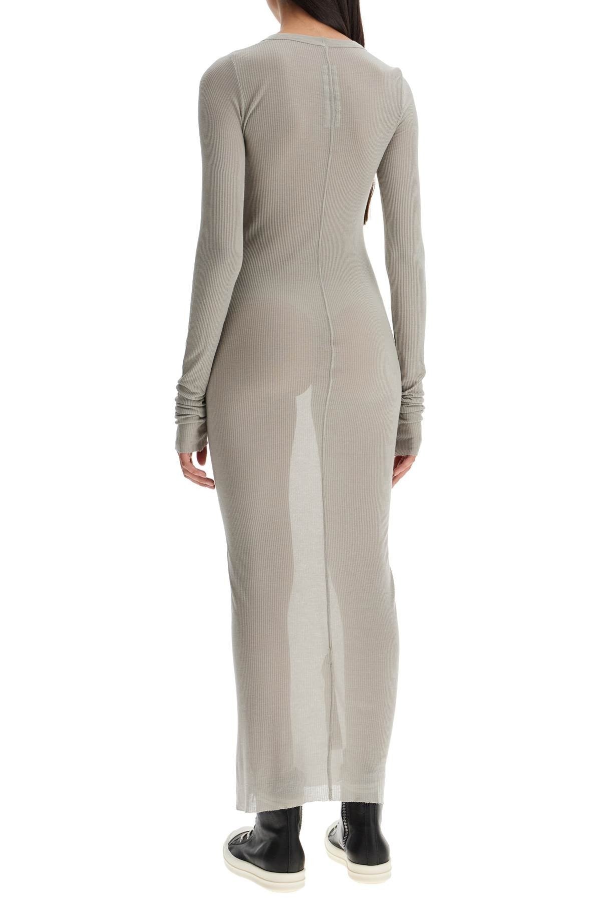 RICK OWENS long fitted jersey dress