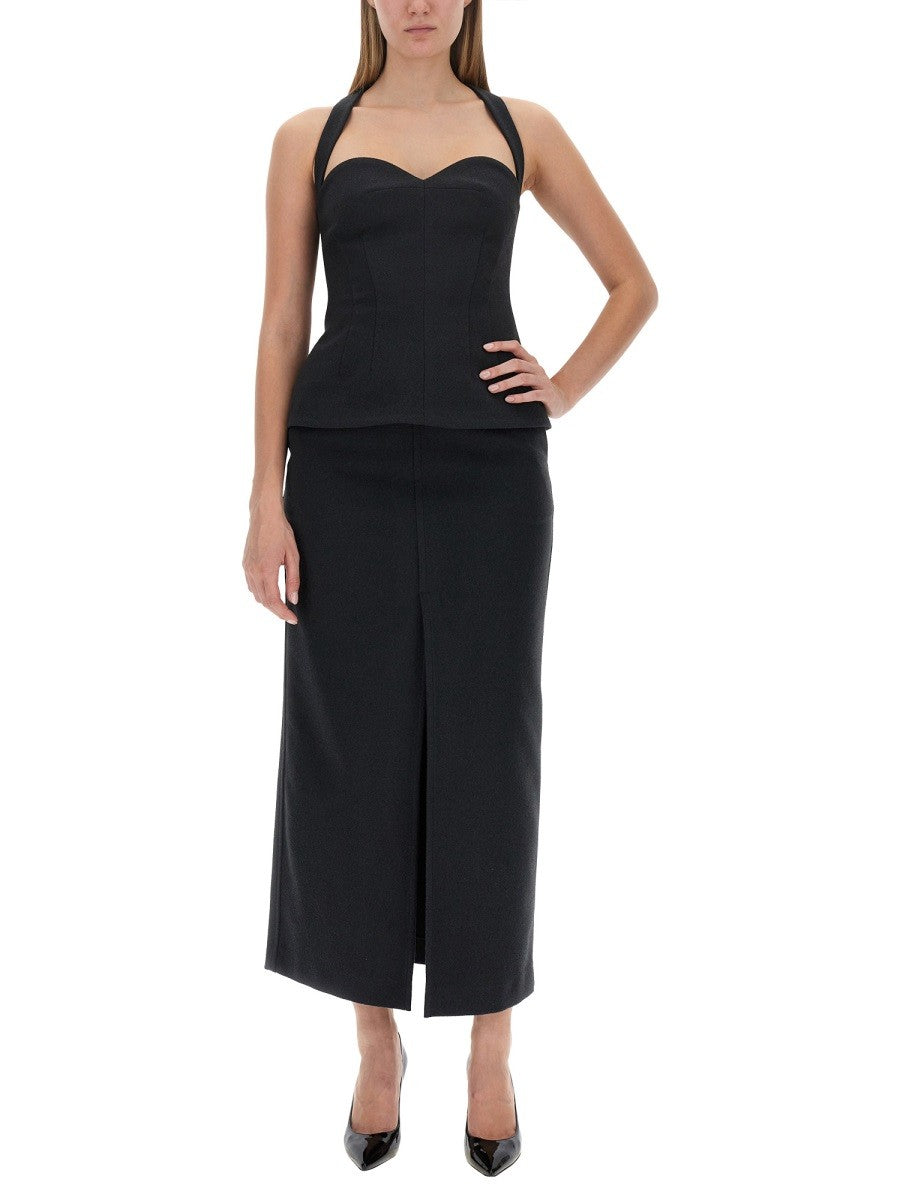 Philosophy Di Lorenzo Serafini LONG FLARED SKIRT