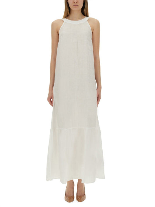 120% LINO LONG LINEN DRESS