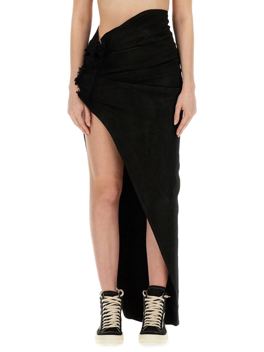 RICK OWENS DRKSHDW LONG SKIRT