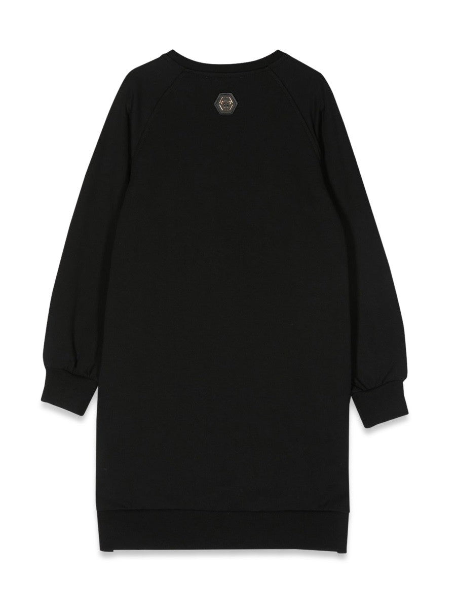 Philipp Plein LONG SLEEVE DRESS BEAR