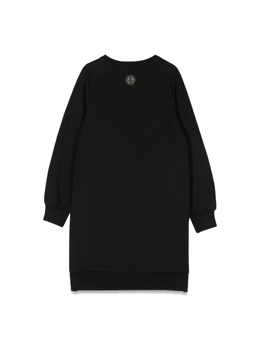 Philipp Plein LONG SLEEVE DRESS BEAR