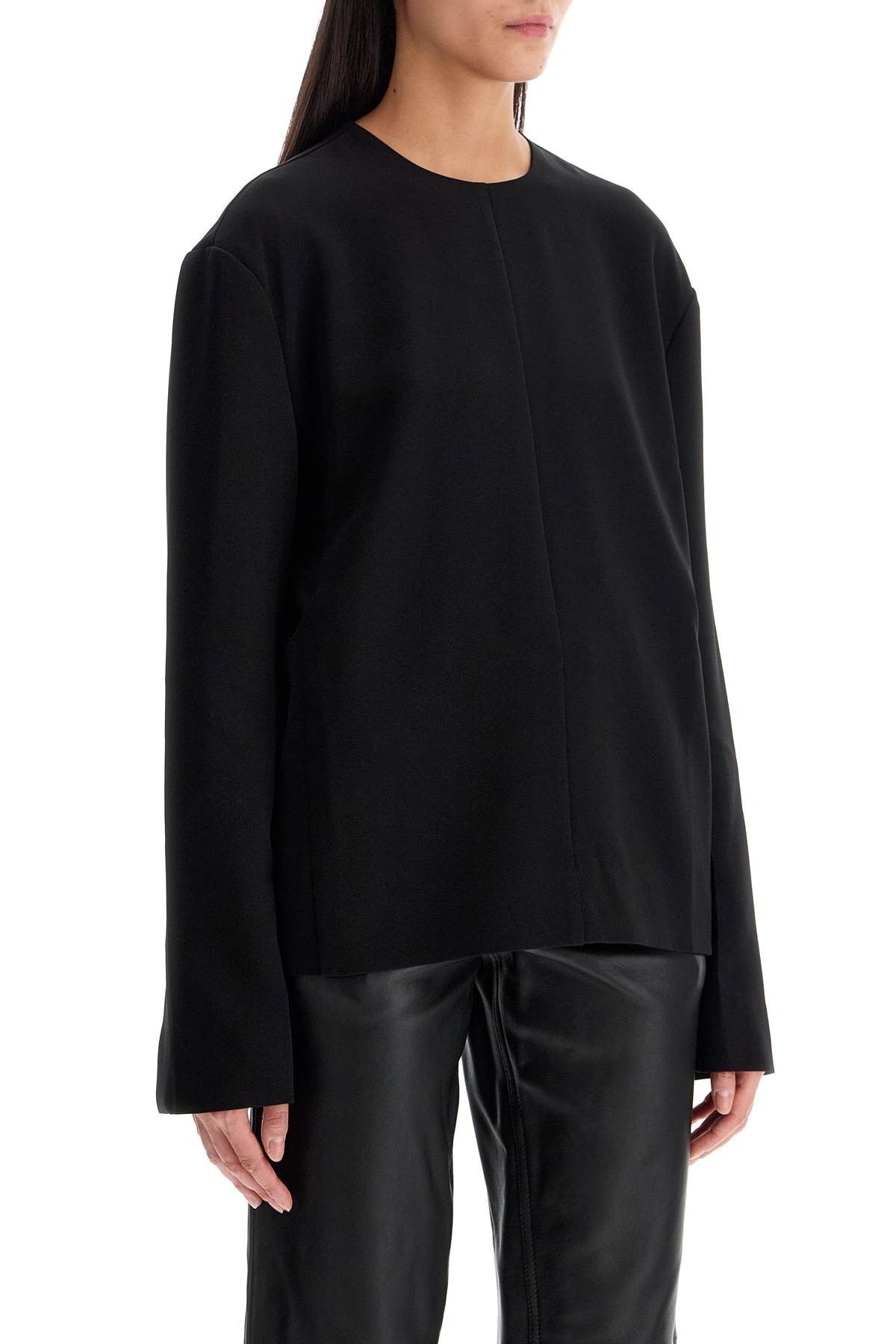 TOTEME long-sleeved cady top