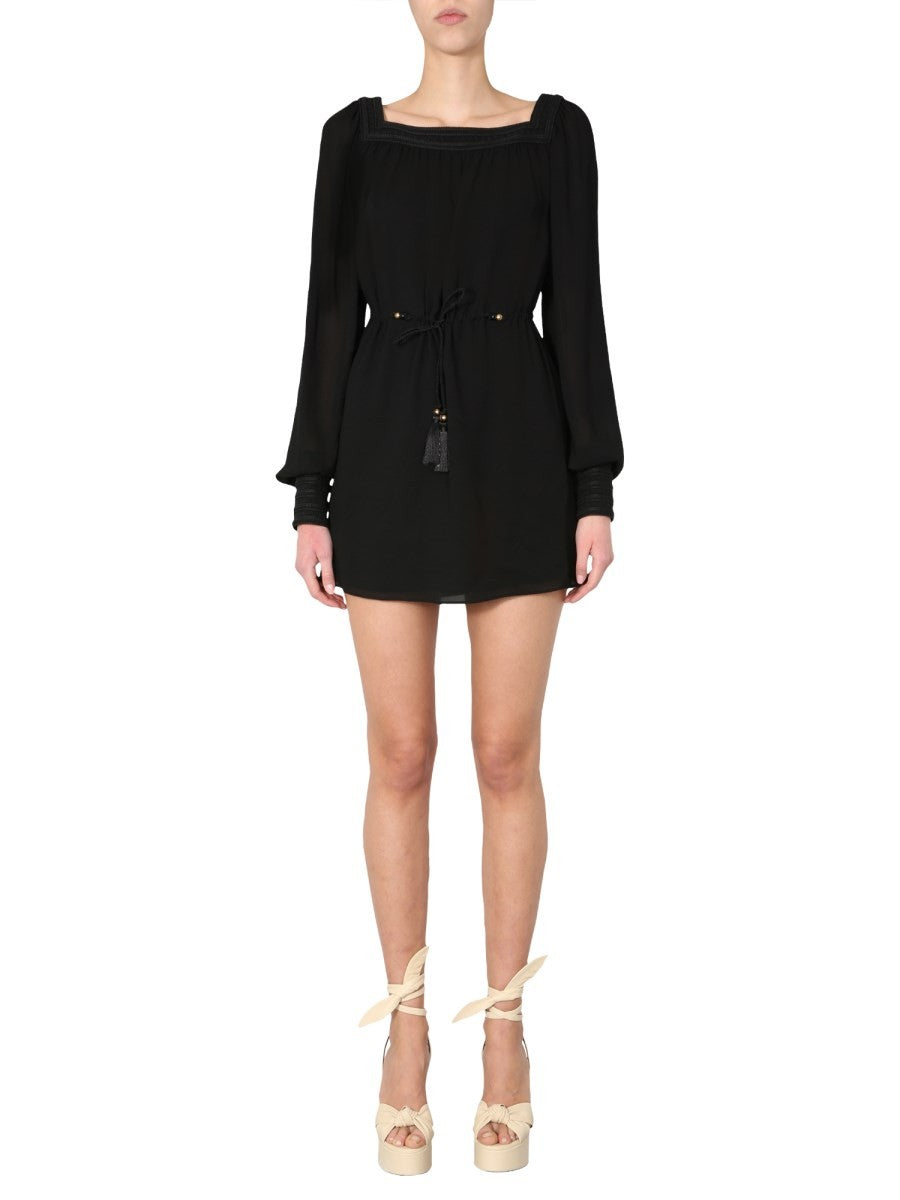 Saint Laurent LONG SLEEVED DRESS