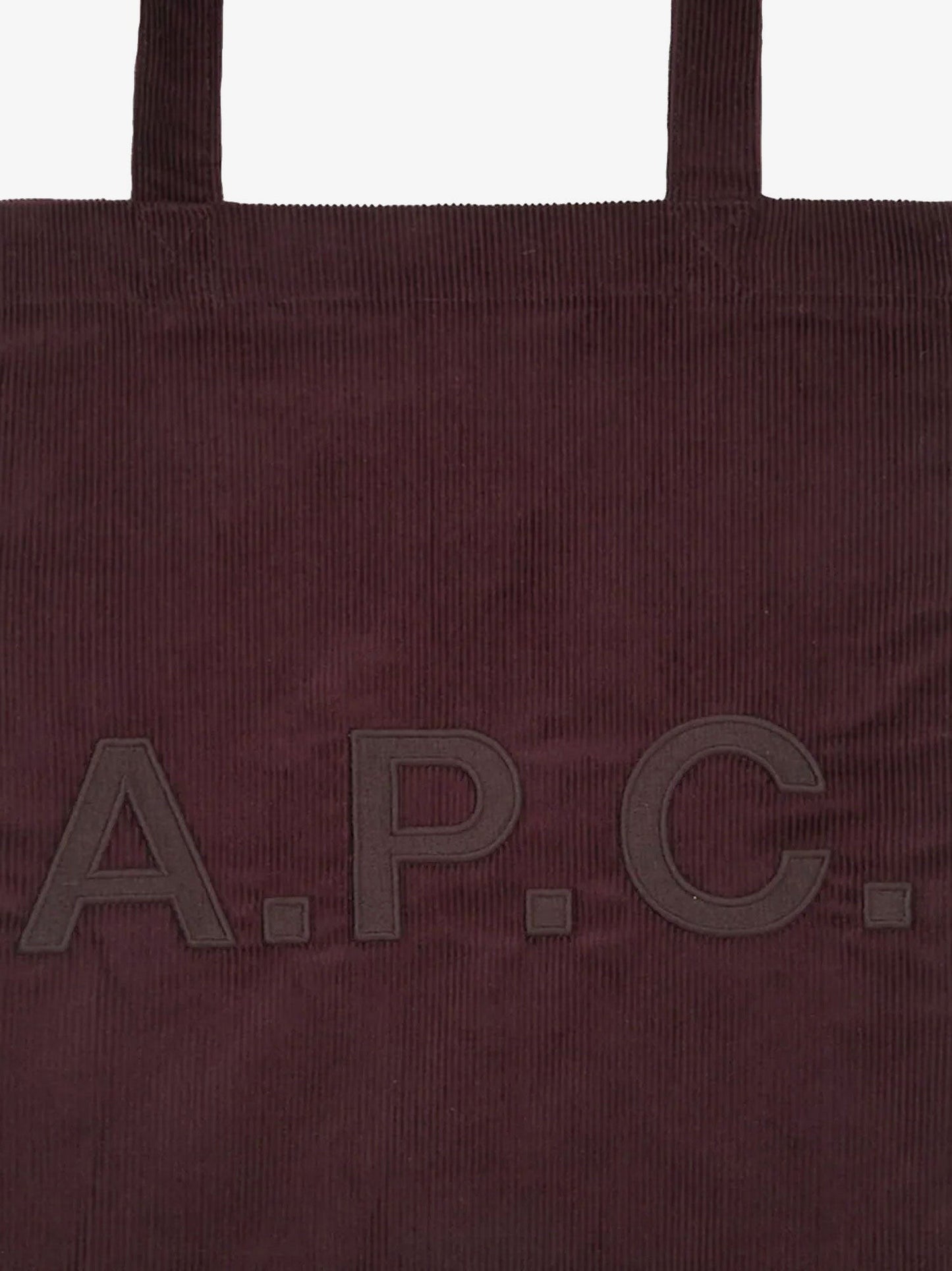 A.P.C. Lou corduroy shopping bag