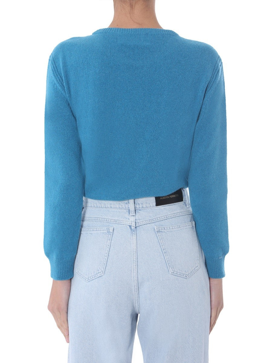 alberta ferretti "LOVE ME" SWEATER