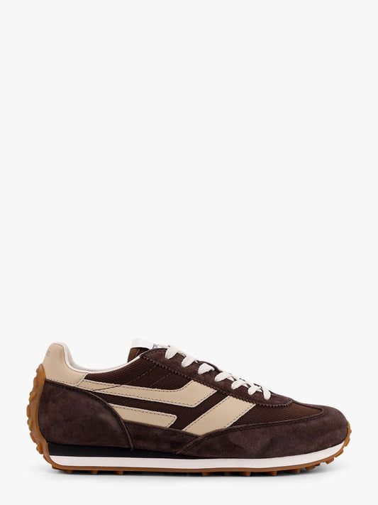 TOM FORD Low-top suede and mesh sneakers