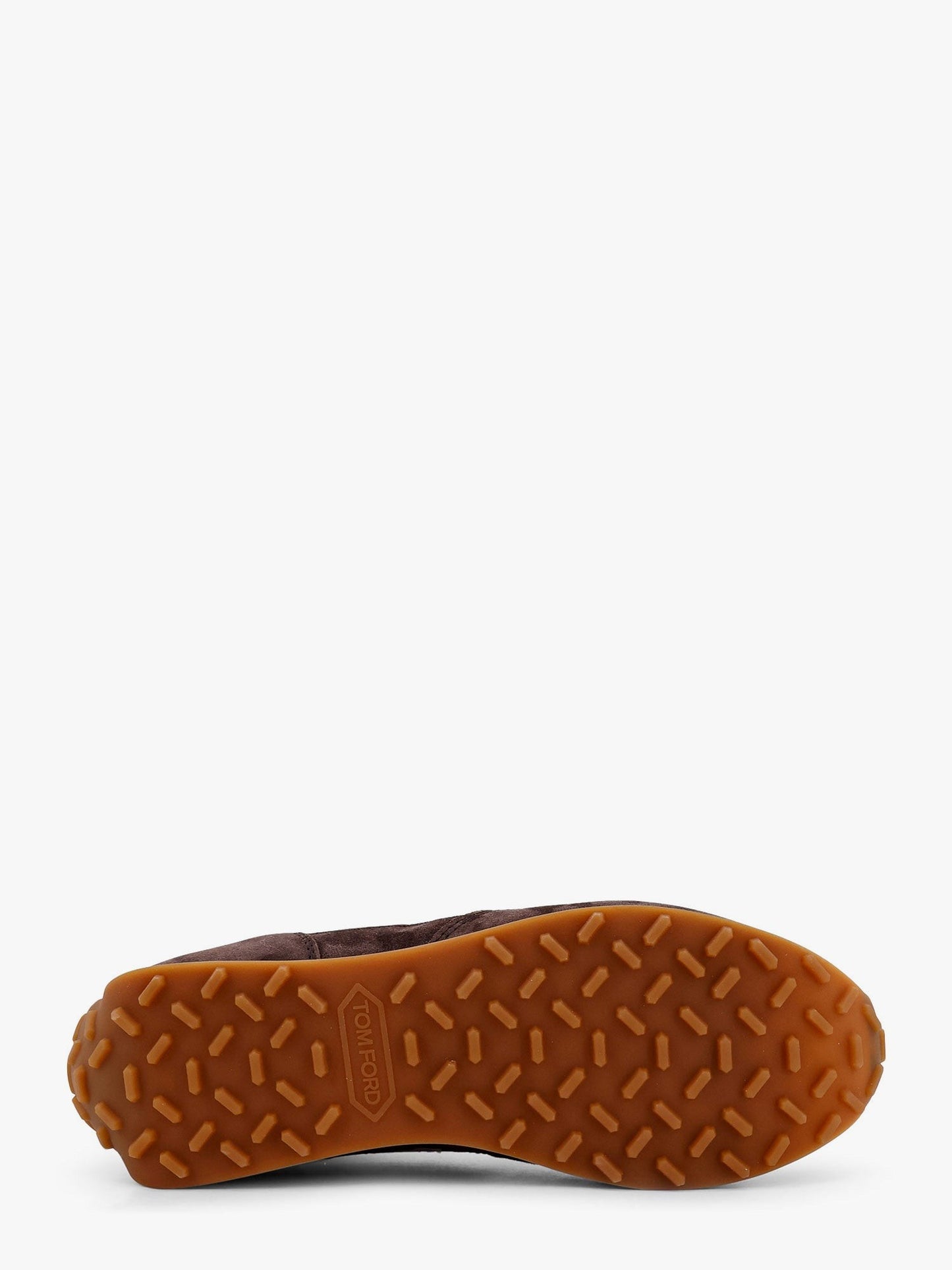 TOM FORD Low-top suede and mesh sneakers