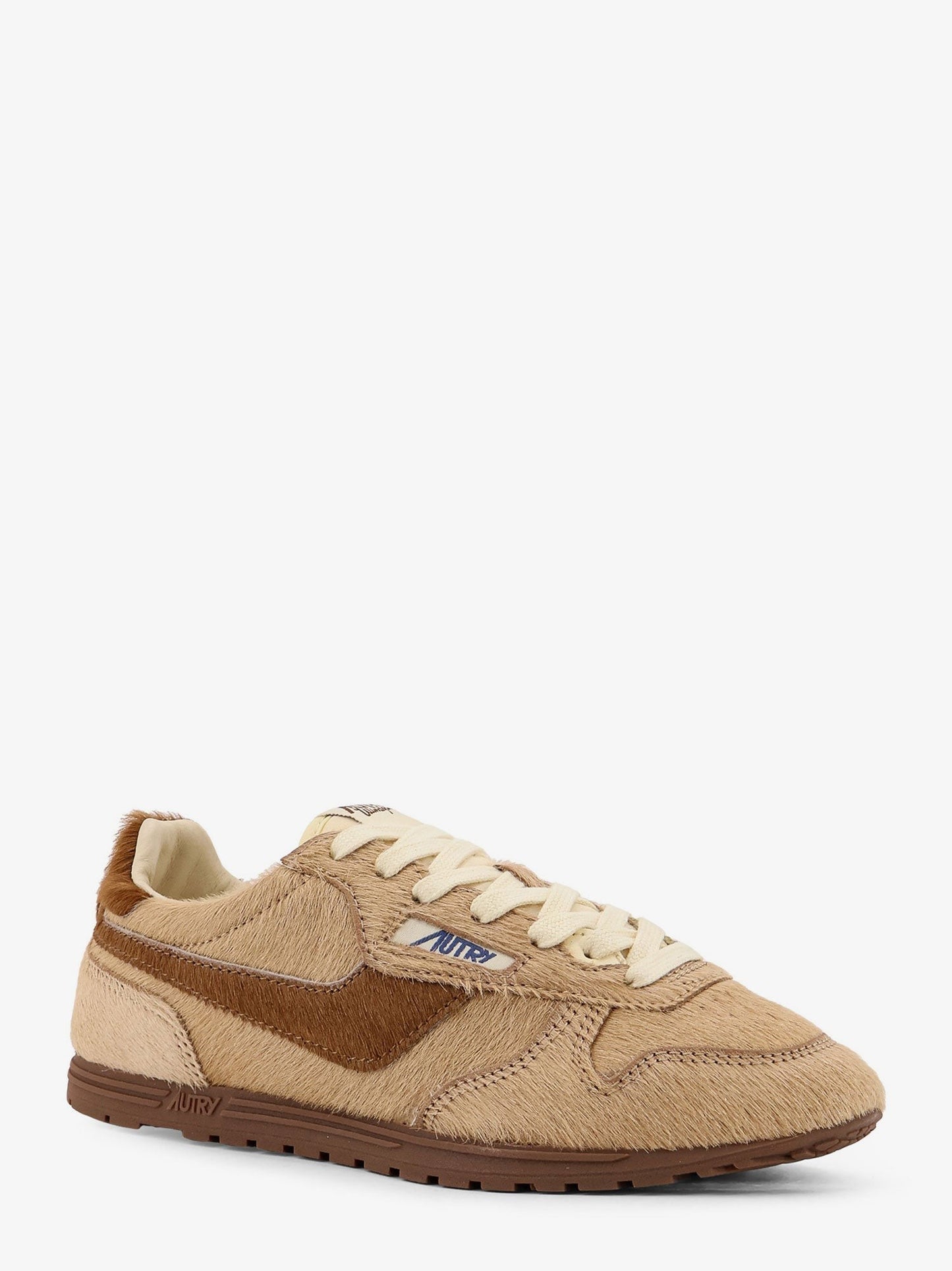 Autry Low-top Windspin pony skin sneakers