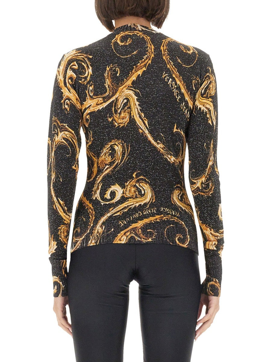 Versace Jeans Couture LUREX KNIT T-SHIRT