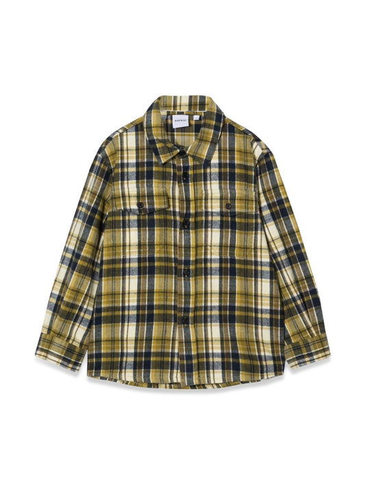 ASPESI M/L PLAID SHIRT