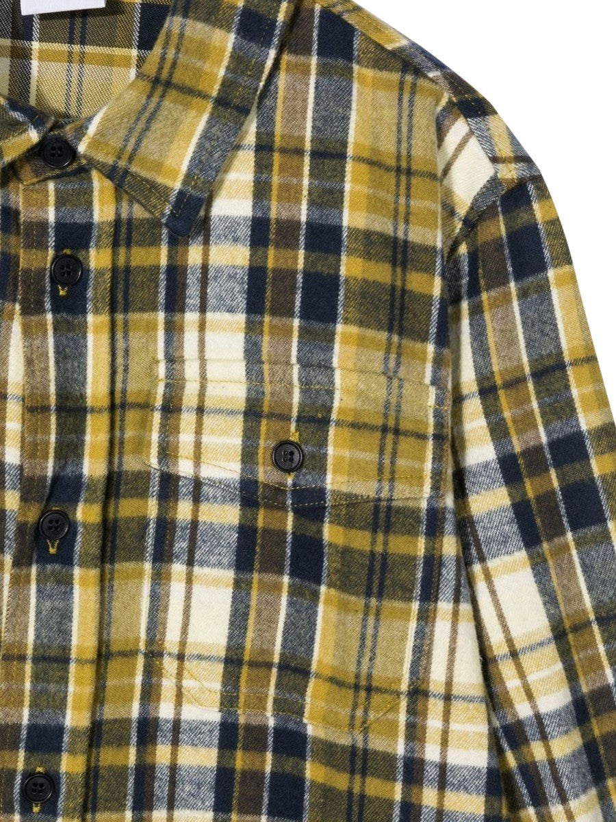 ASPESI M/L PLAID SHIRT