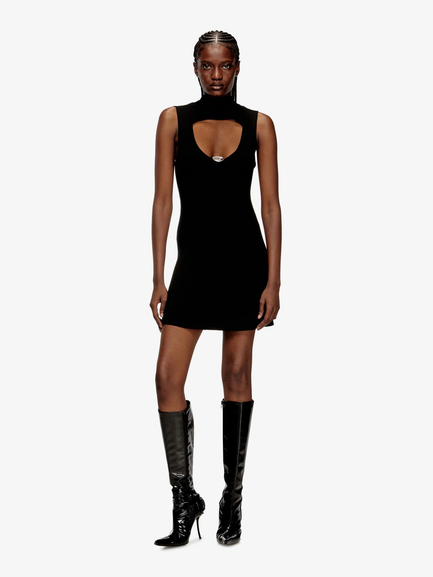 Diesel M-Oloni wool short dress
