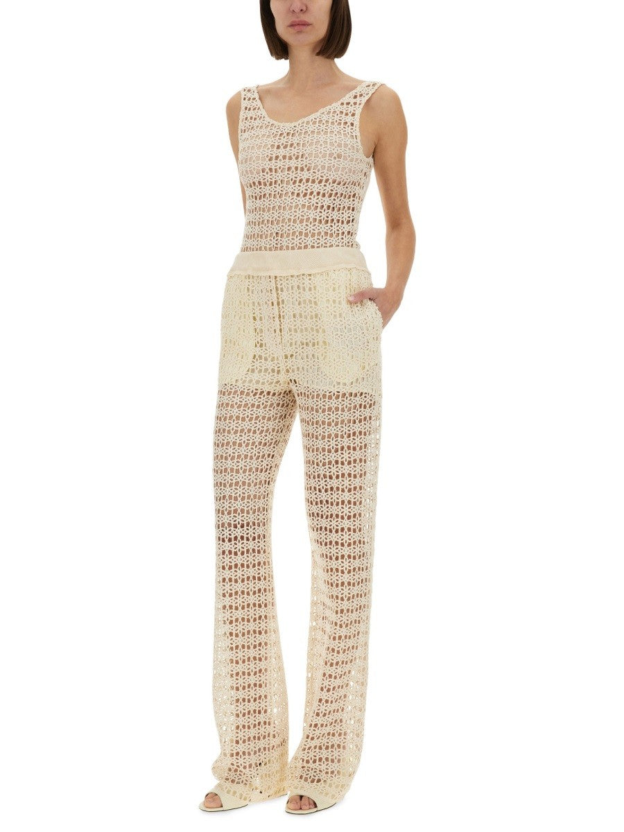 ALYSI MACRAMÉ BODYSUIT