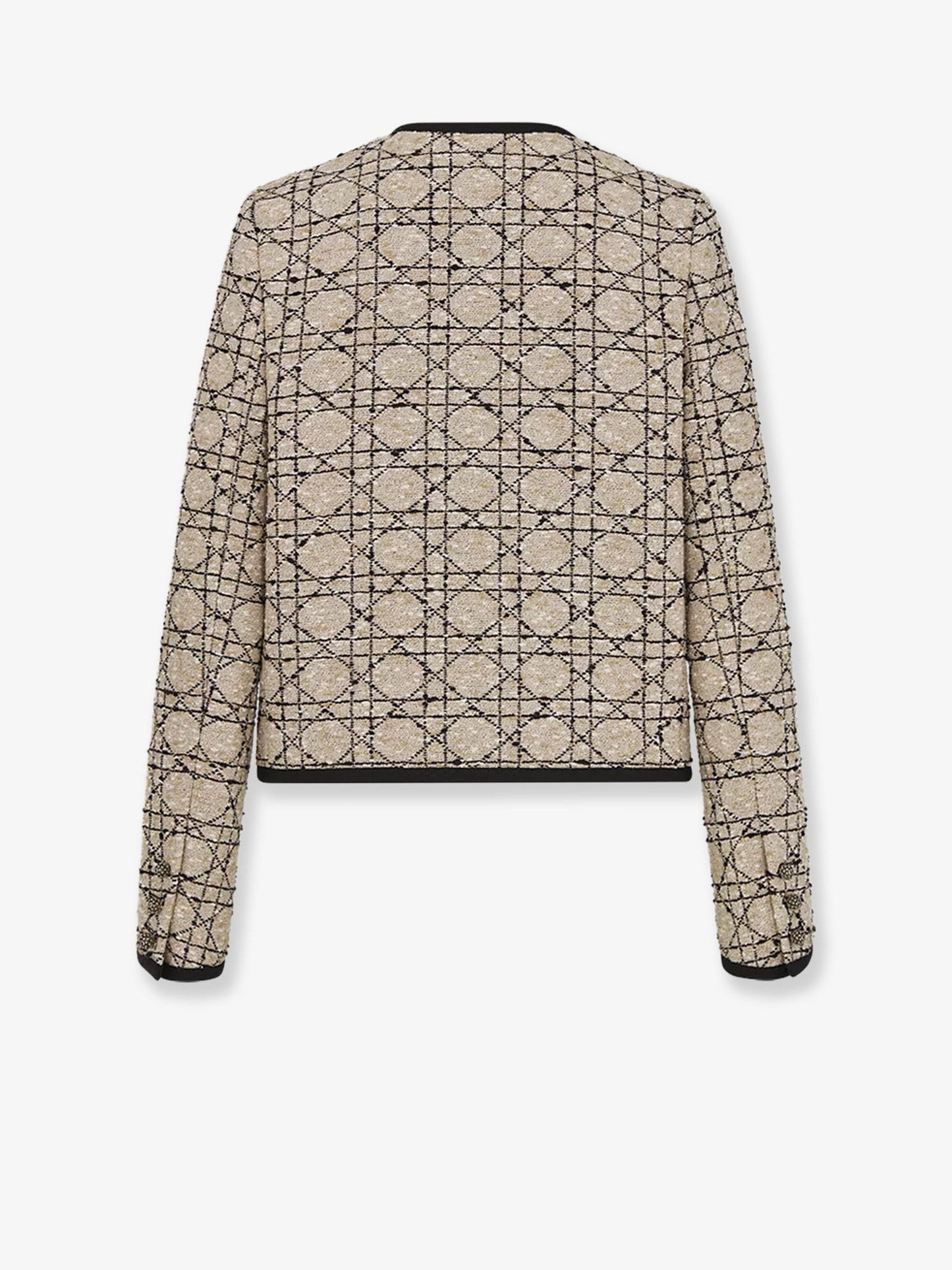 Dior Macrocannage cotton blend tweed blazer