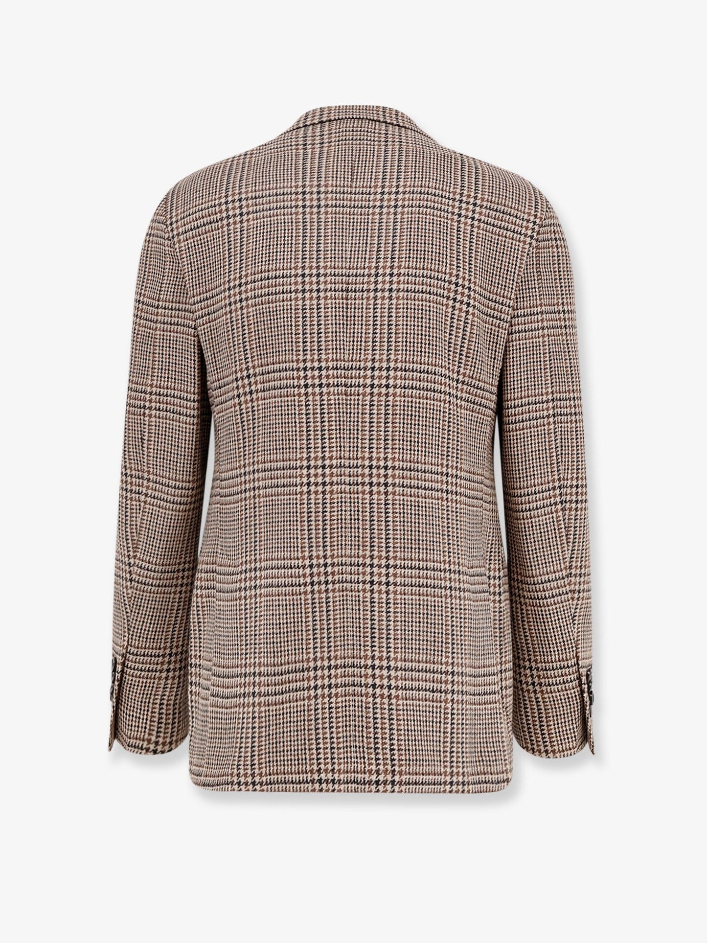 Lardini Madras wool blend blazer
